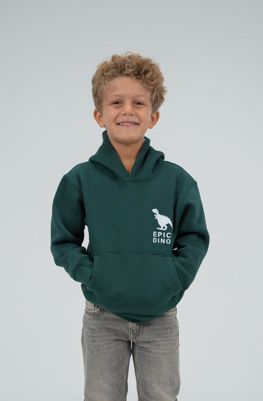 Boys’ Winter Hoodie – Epic Dino