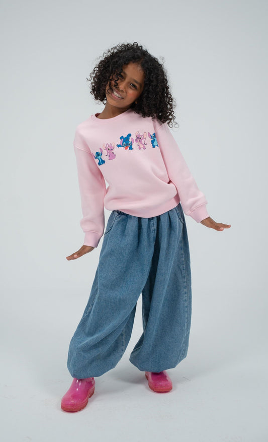 Kids’ Unisex Winter Sweatshirt – Stitch