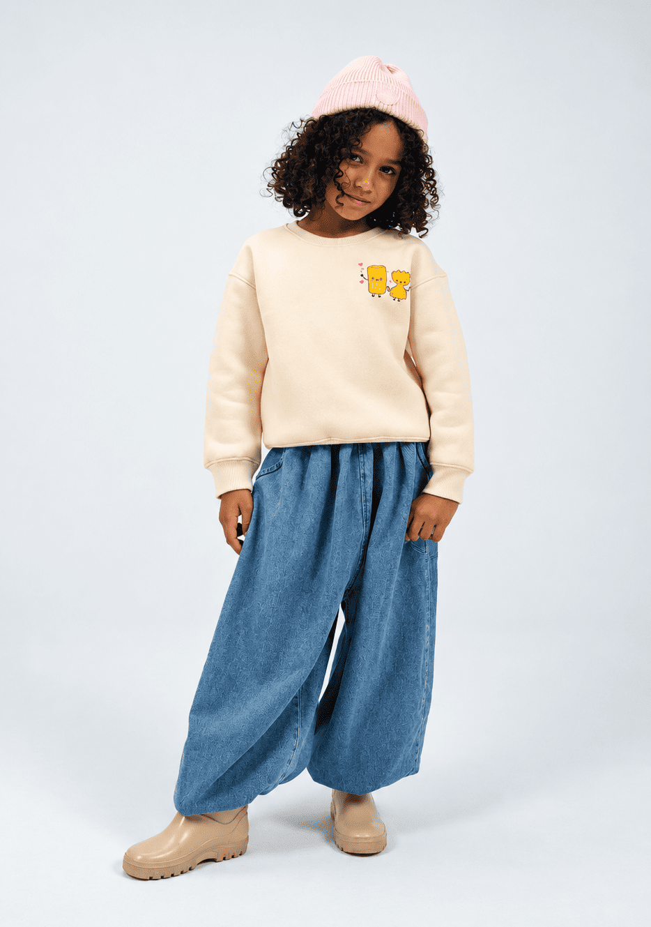 Girls’ Winter Sweatshirt – Pasta Club