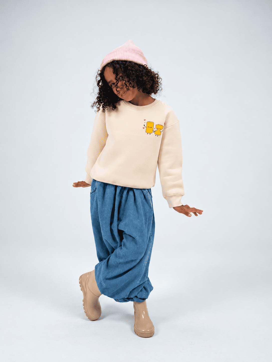 Girls’ Winter Sweatshirt – Pasta Club