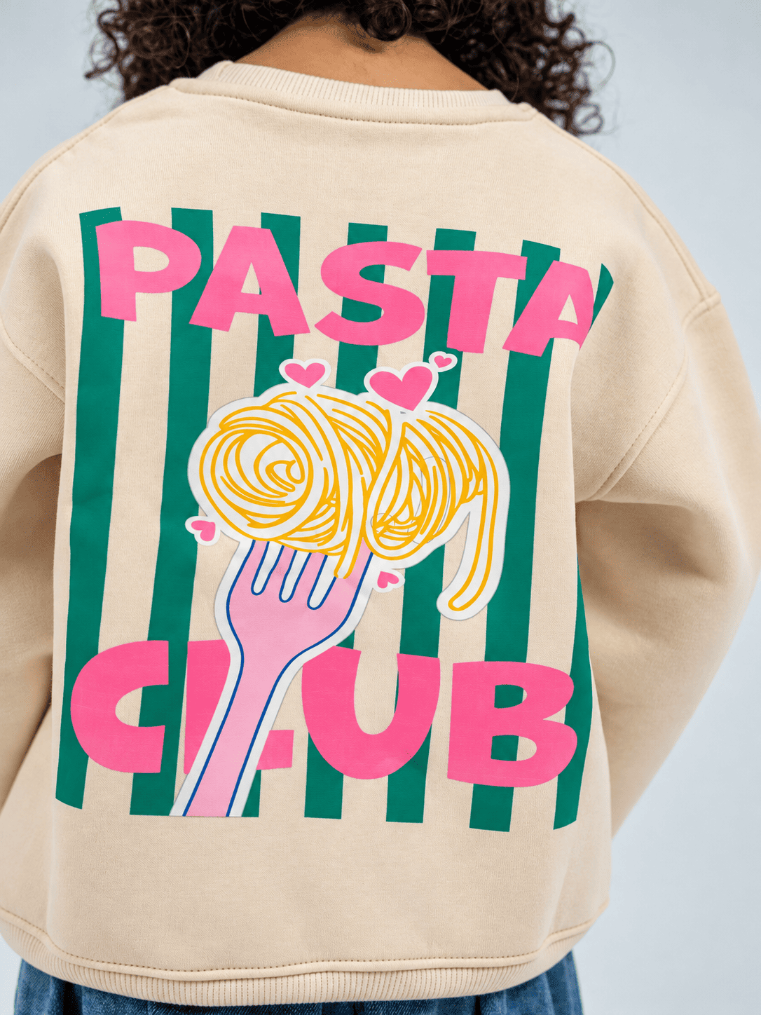Girls’ Winter Sweatshirt – Pasta Club