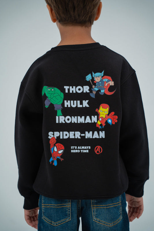 Boys’ Winter Sweatshirt – Marvel Heroes