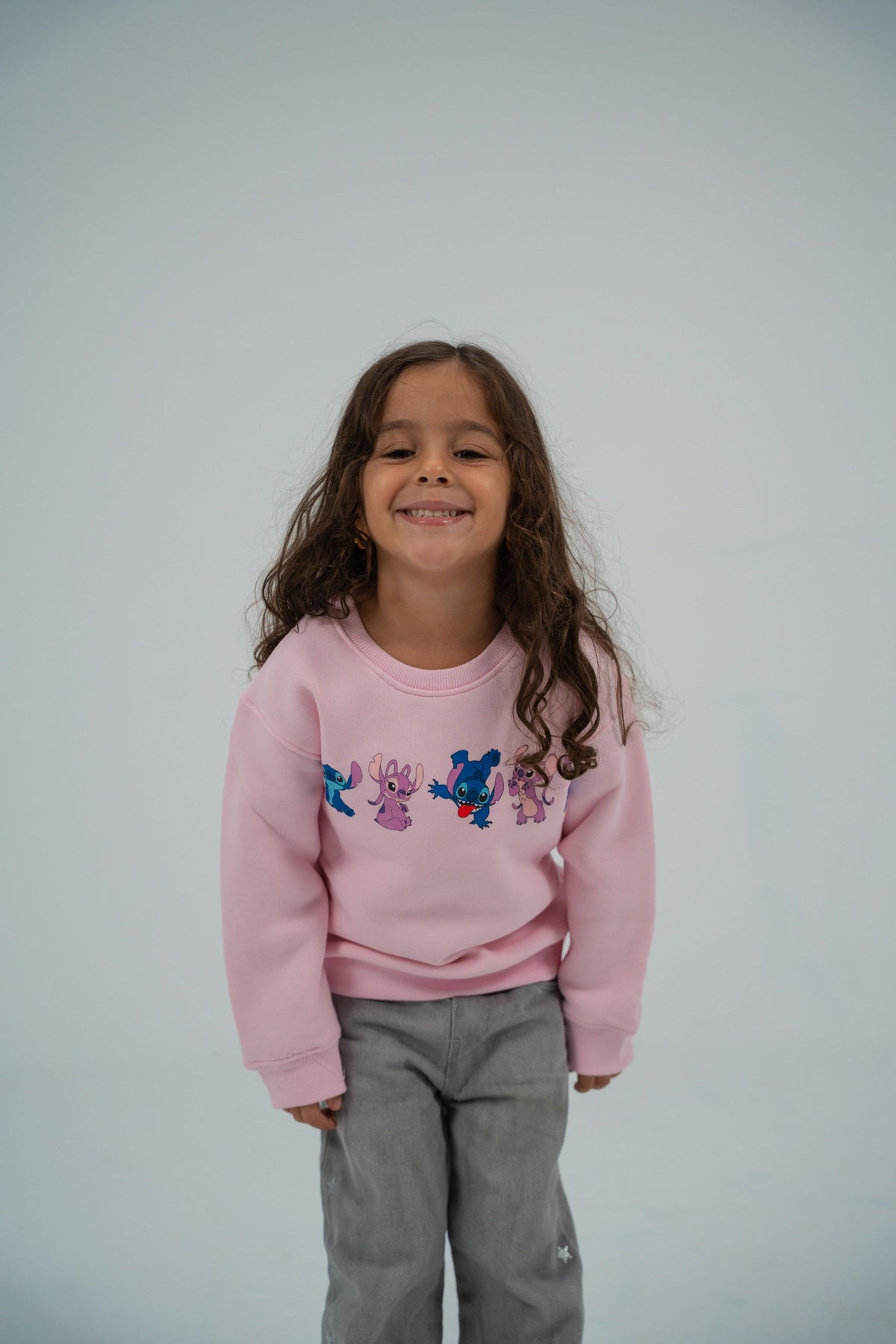 Kids’ Unisex Winter Sweatshirt – Stitch