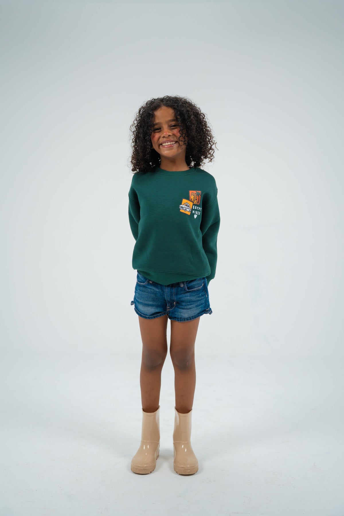 Kids’ Unisex Winter Sweatshirt – Egypt Vibes