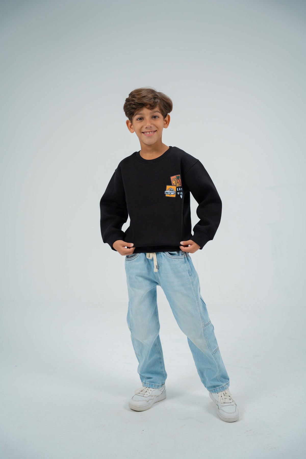 Kids’ Unisex Winter Sweatshirt – Egypt Vibes