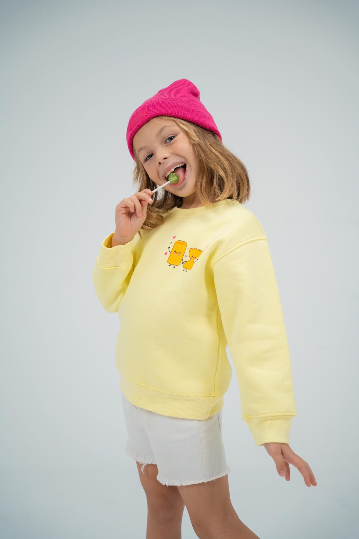 Girls’ Winter Sweatshirt – Pasta Club