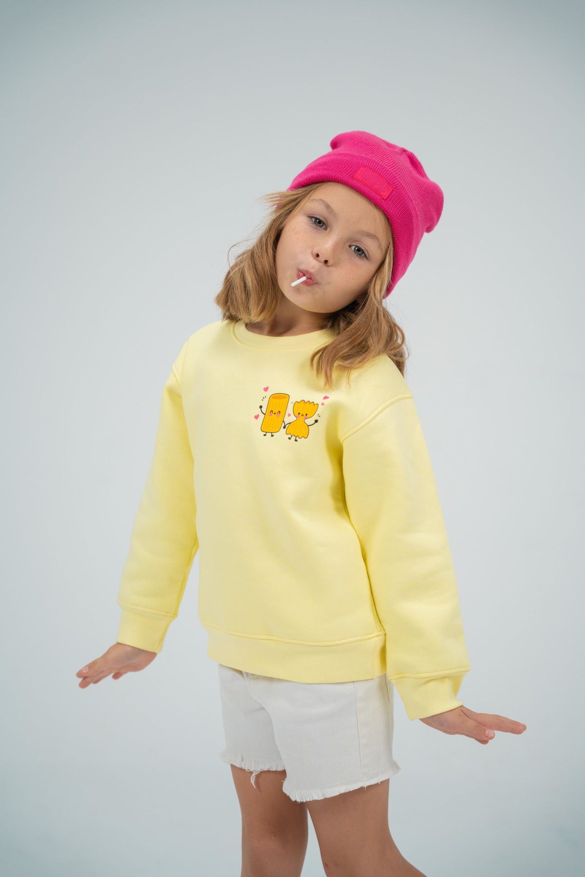Girls’ Winter Sweatshirt – Pasta Club