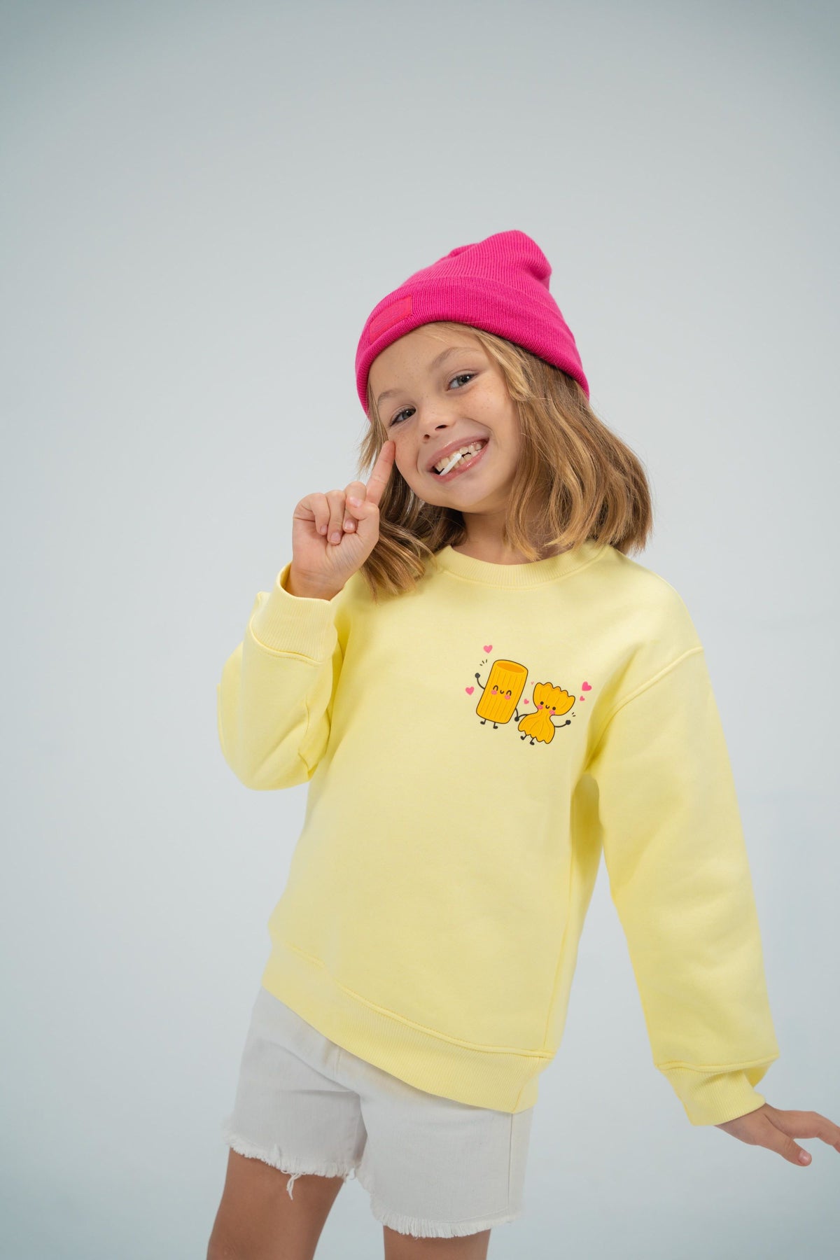 Girls’ Winter Sweatshirt – Pasta Club