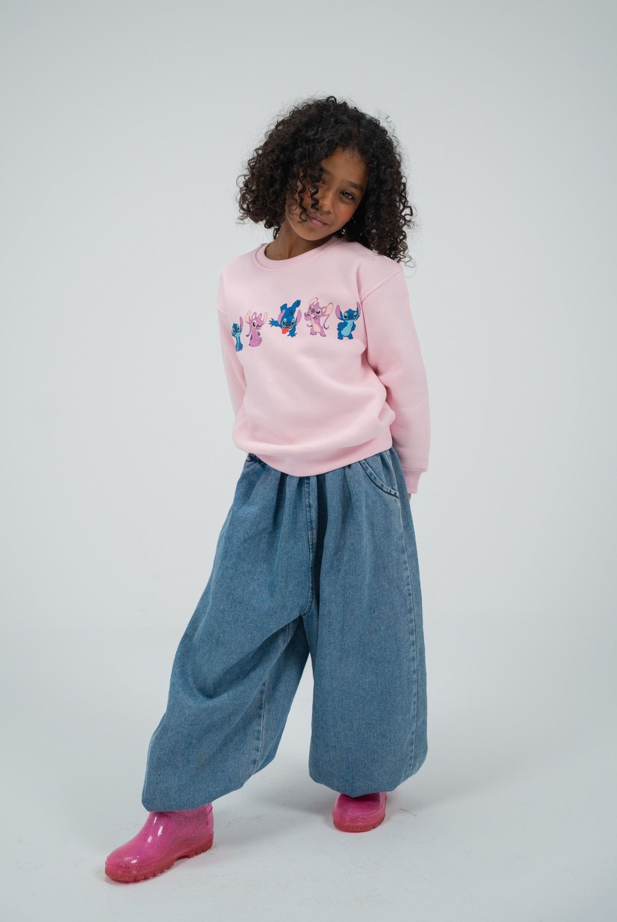 Kids’ Unisex Winter Sweatshirt – Stitch