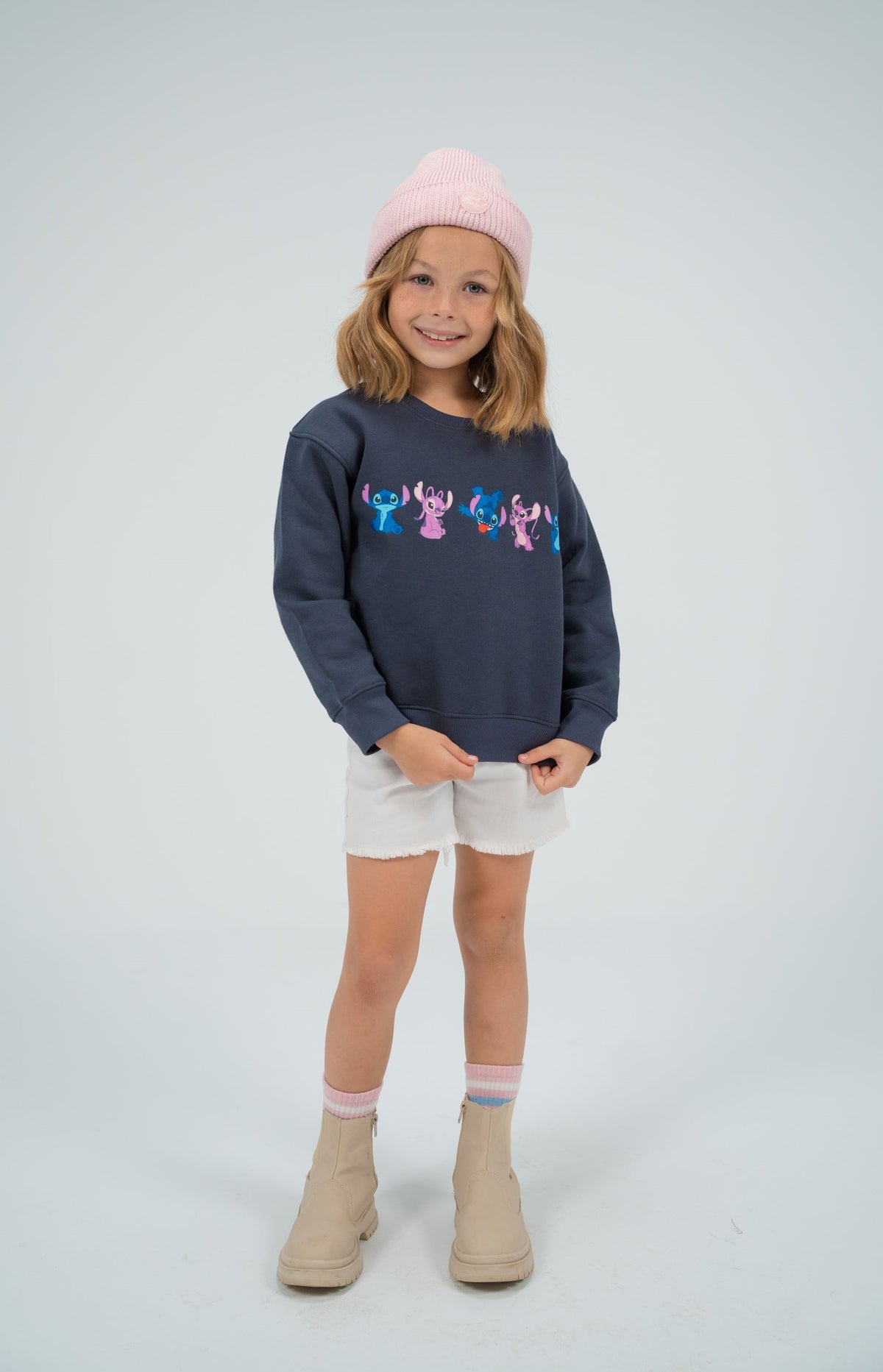 Kids’ Unisex Winter Sweatshirt – Stitch