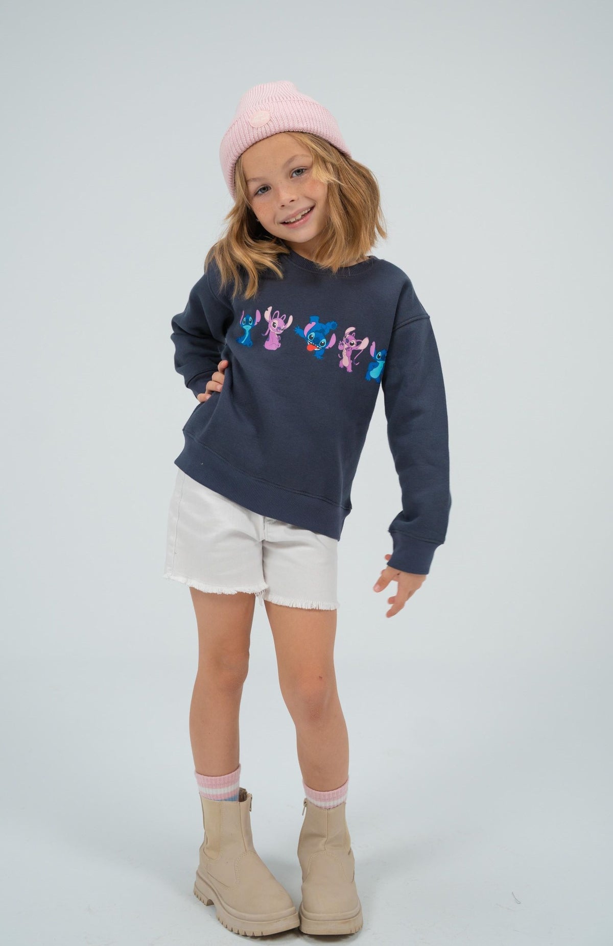 Kids’ Unisex Winter Sweatshirt – Stitch