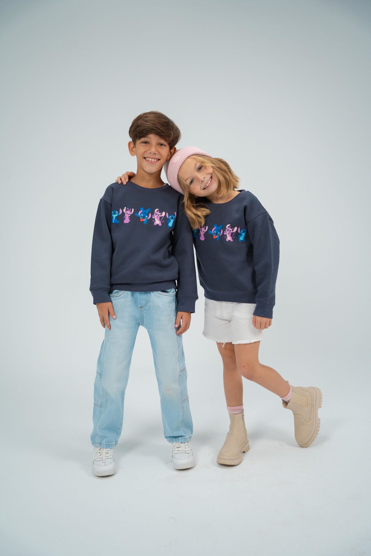 Kids’ Unisex Winter Sweatshirt – Stitch
