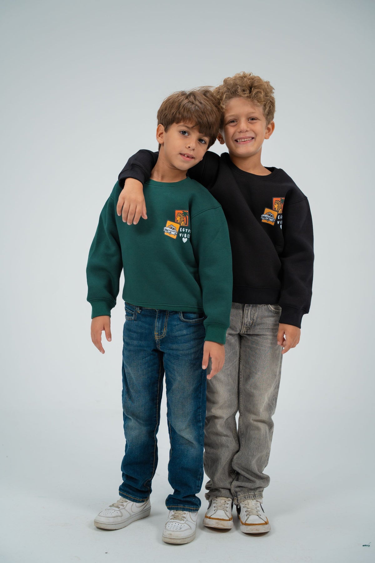Kids’ Unisex Winter Sweatshirt – Egypt Vibes