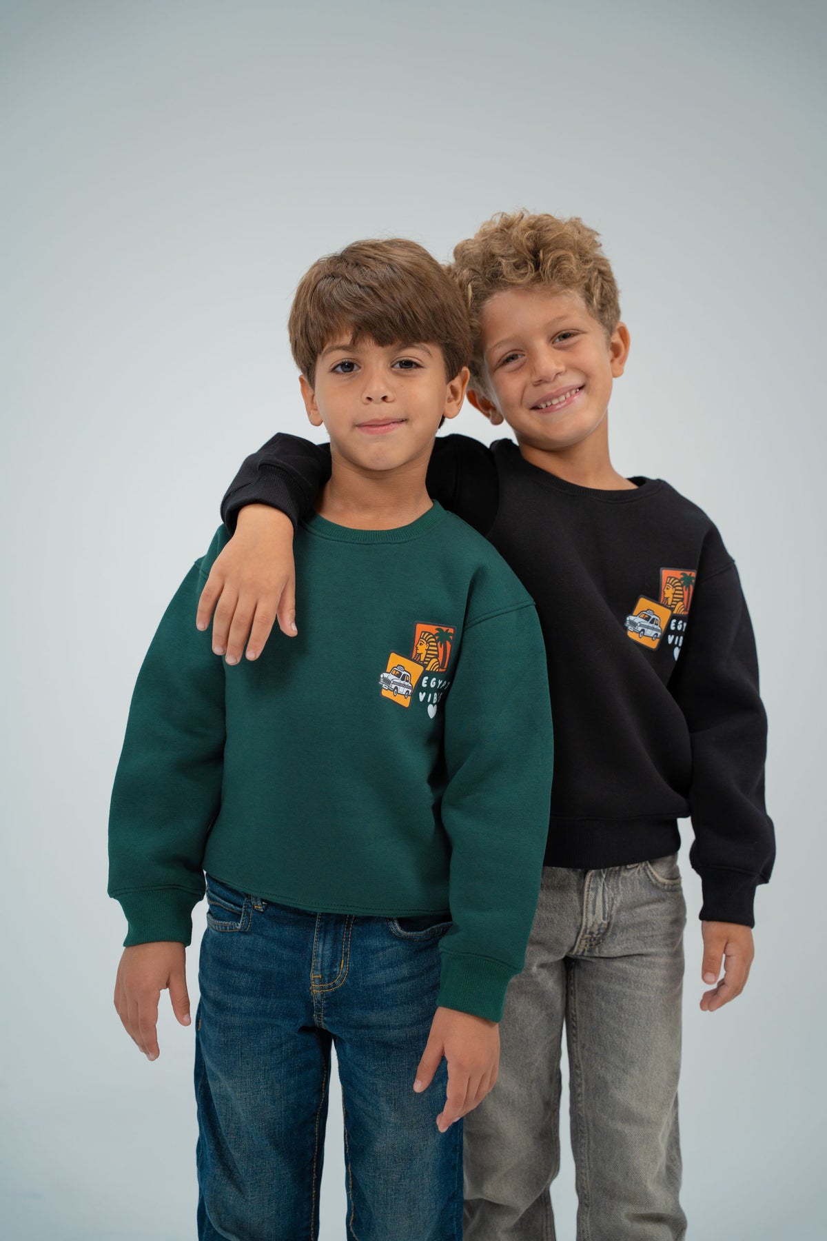Kids’ Unisex Winter Sweatshirt – Egypt Vibes